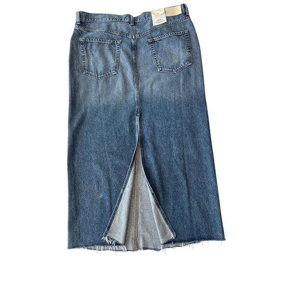 Citizens‎ of Humanity Denim Maxi Comfort Skirt Western See Measurements Below - Picture 2 of 9